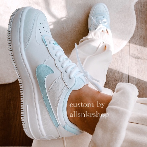 nike air force 1 shadow baby blue